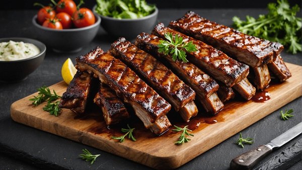 Travers de porc porc noir de bigorre: un délice pour le grill